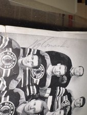 Roy Conacher Chicago Black Hawks signed autographed Hockey Photograph Photo HOF