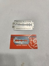 5 Double Edge Razor Blades, Merkur Super Platinum Made in Germany