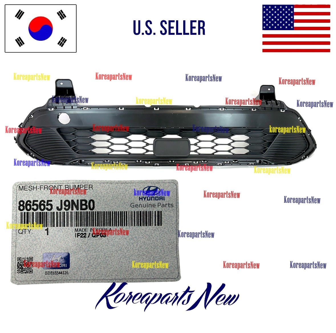 アオナツ 2022-2023 Hyundai Kona N Front Bumper Lower Grille | 86565-J9NA0
