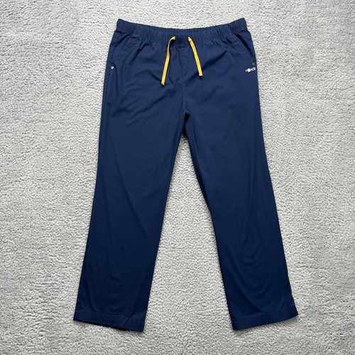 Carhartt Force Scrubs Pants Womens Large Navy Blue Elastic Waist Work Lounge