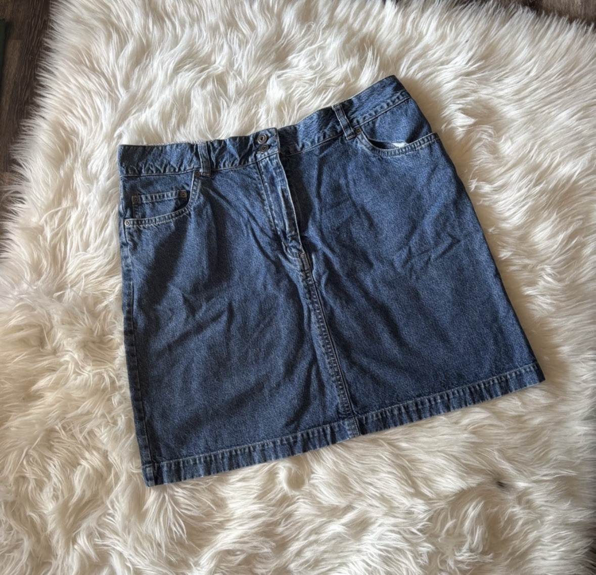 Christopher & Banks Women’s Y2k Denim Mini Skirt Size 14