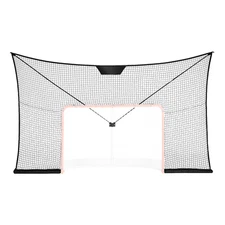 VEVOR Hockey Goal Backstop Net Street Hockey Sport Target Netting Outdoor 12x7FT