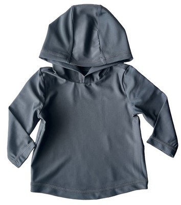 Simple Joys by Carter's Rashguard Hoodie Jacket 3-6 Month Top Gray Baby Clothing