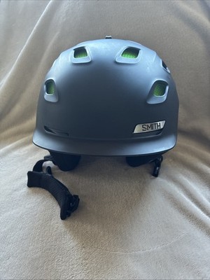 Smith Vantage Snow Helmet W/ Gordini Goggles Matte Black and Green Size M 55-59