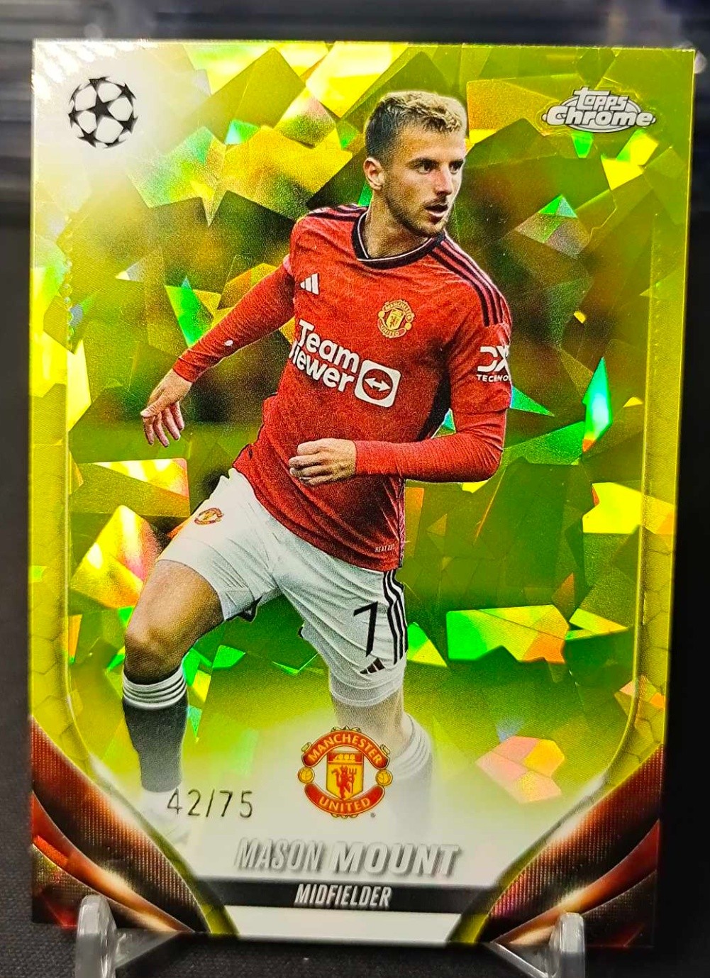 Mason Mount 2023 Topps Chrome UEFA Club Competitions #CA-MM Chrome