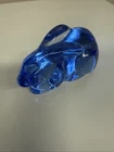 Salute ! Italia Murano Italy Vintage Glass Blue Bunny