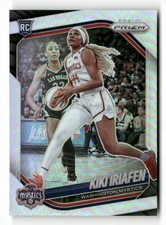 2025 Panini Prizm WNBA #72 Kiki Iriafen Silver Prizms