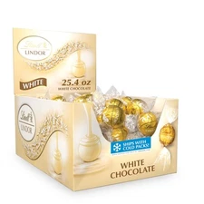 Lindt Lindor White Chocolate Candy Truffles, White Chocolate Candy Wit