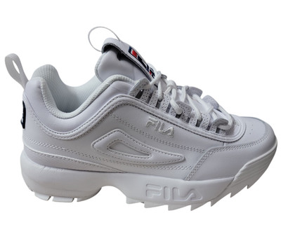 Men's Fila Disruptor II NYC Sneaker White/Navy/Red 1XM01940-125
