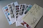 GB Fine Collection of 10 Different First Day Covers FDCs 2009-10 Special Cancels