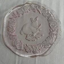 Vintage Viking Glass Light Pink Easter Bunny ...