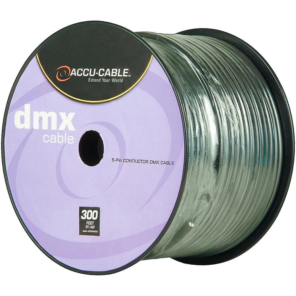 American DJ Spool 5-Pin DMX Cable 300 ft 47990₽