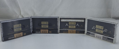 Maxell XLII-S 100 High Bias Type II Audio Cassette Tapes Lot of 4 Pre-Recorded