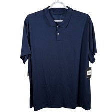 NWT Nike Dri-Fit Golf Polo Shirt Men's 3XL Navy Blue Standard Fit Breathable
