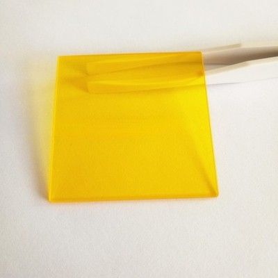 Yellow filter lenses cut-off type optical glass JB420 490 510 GG425 495 515nm