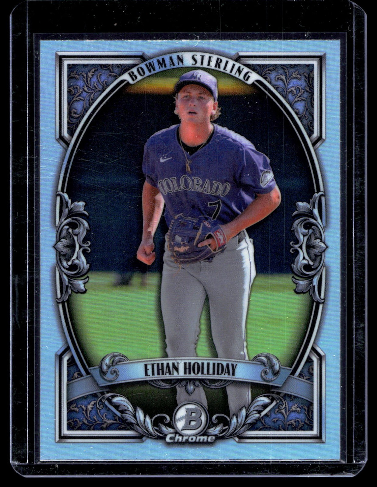 2026 Bowman Bowman Sterling Ethan Holliday #BST-11 Colorado Rockies