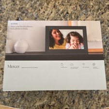 Aura Mercer 10.1" LCD Wi-Fi Digital Photo Frame Black Photo Sharing