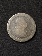 George III Cartwheel 1 Penny Coin 1797 With Engraved Graffiti