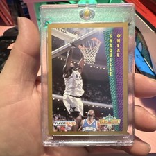 Fleer 1992-93 Shaquille O'Neal #298 Slam Dunk Orlando Magic NBA Basketball Card