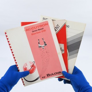 Three Bulova Accutron Manuals