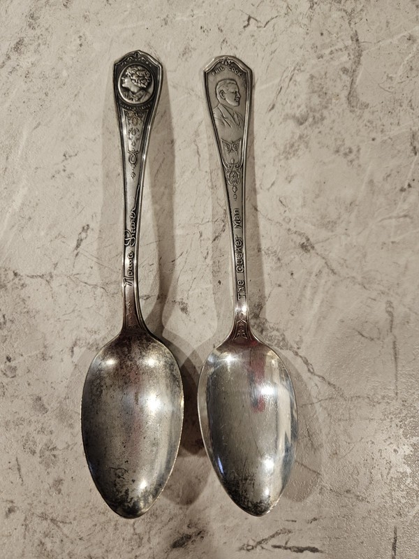 Two Silver Spoons Norma Shearer and the Quaker Man Phil Cook