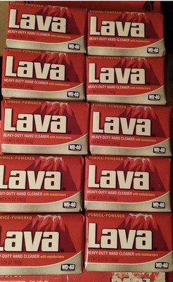 (10) Lava Soap Heavy-Duty Hand Cleaner pumice powered 5.75 oz Bar FREE SHIPPING!