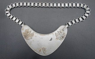 Ringkragen der Preußischen Feld Gendarmerie / Feld Polizei in Feldgrau des 1.WK