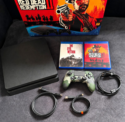 PS4 Slim 1TB - TOP Zustand 2 Spiele + Controller + OVP