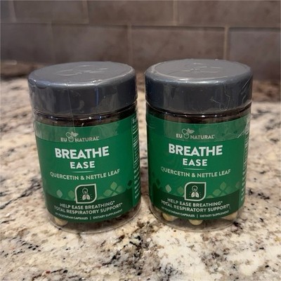 EU Natural Breathe Ease Quercetin & Nettle Leaf Jar Green Label 2 Pack