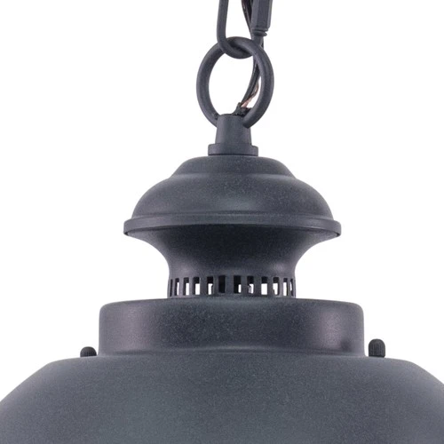 Vaxcel Lighting OD21506 Harwich 1 Light Outdoor Pendant - Grey - Picture 3 of 12
