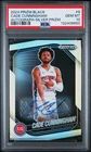 2024 Panini Prizm Black #8 Cade Cunningham Silver Auto PSA 10 Detroit Pistons
