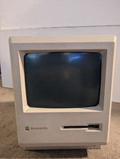 Vintage Apple Macintosh Plus computer; M0001A Untested