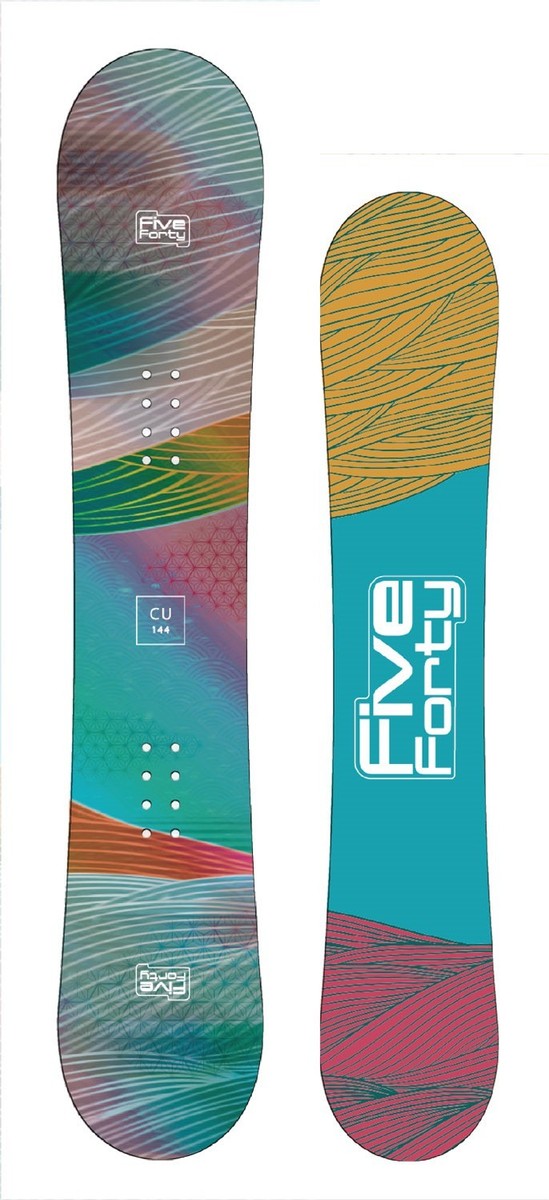Fiveforty CU Snowboard Women's Size 144 cm Freestyle Twin New 2025