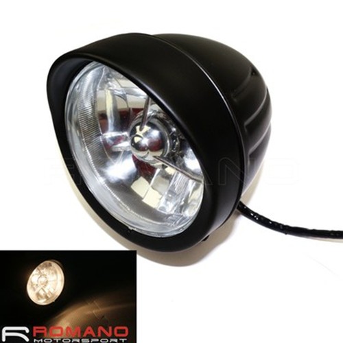 10mm Bolt Motorcycle Headlight For Harley Softail FXEF Rocker FXSTSS Chopper 12V - Afbeelding 1 van 8