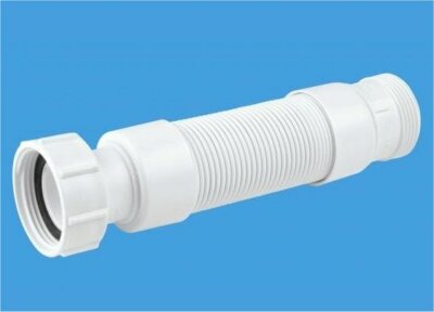 McALPINE FLEXCON9 flexibles Ablaufrohr für 1,5'' BSP Stecker auf Buchse ausziehbar