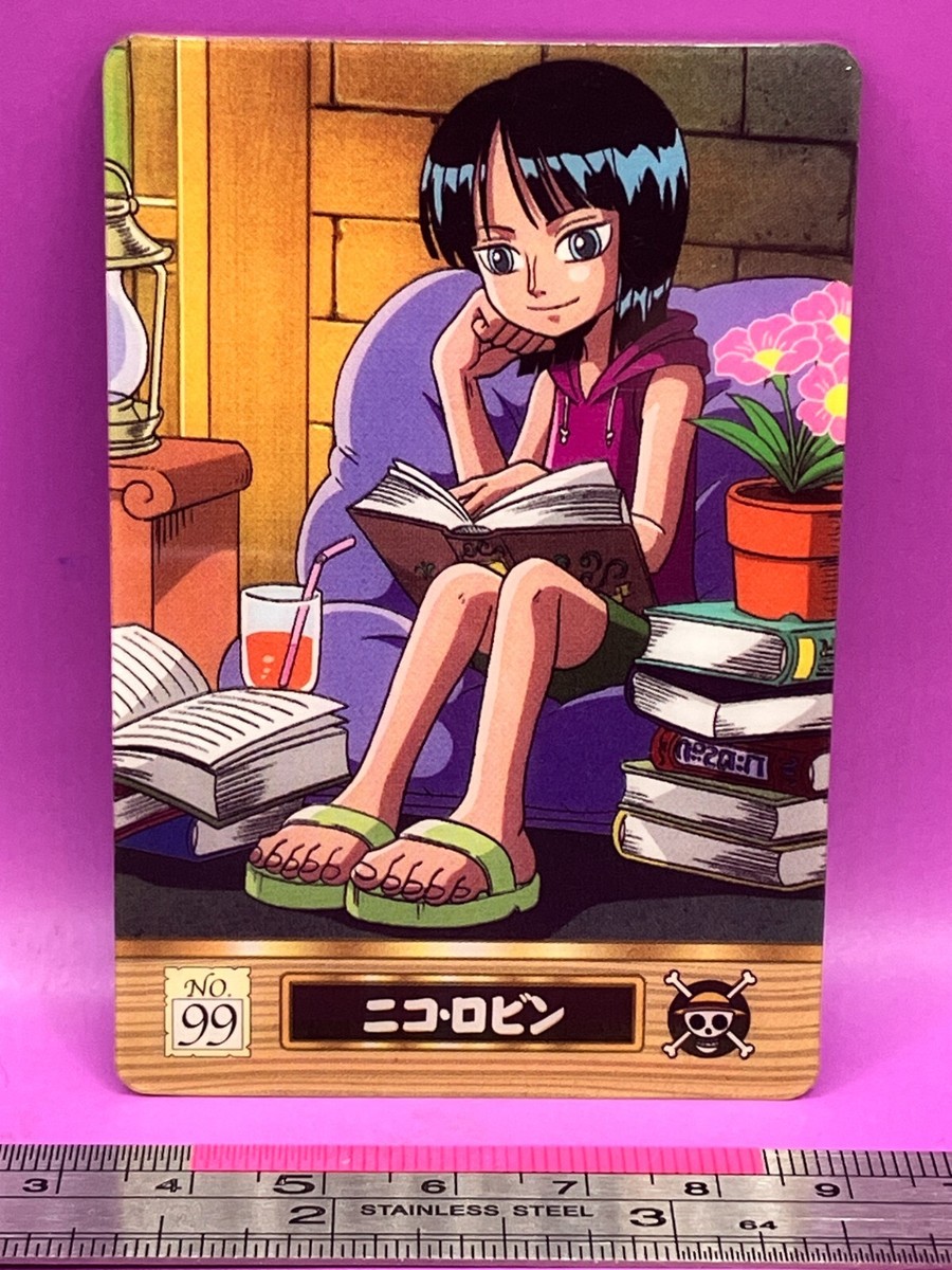 Nico Robin 99 One Piece King of Pirates Gummy Card 2003 BANDAI TCG