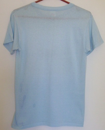 Blusa Top Las Vegas Vintage Brillo Grande Azul Casinos Hecha en EE. UU. Manga Corta - Imagen 4 de 5