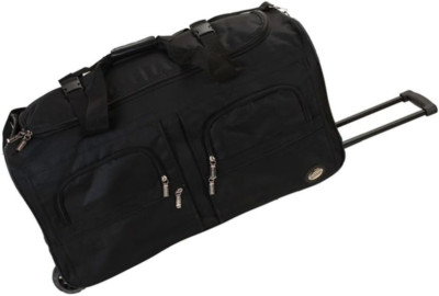 Rockland Rolling Duffel Bag, Black, 22-Inch