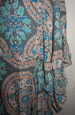HONEYSUCKLE BEACH Printed Grey 1/2 Sleeve Dress Size XL | eBay Australia
