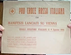 5 ORIGINAL FLYERS + CRI ENVELOPE LAUNCHED by D'ANNUNZIO ON VIENNA 9-8-1918 -1267