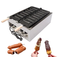 Kolice Commercial Strange Shape Waffle Machine,,Hot Dog Waffle maker