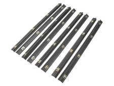 Weatherstrip, Door Window Felts, Fits Jeep, Inner, Outer, Set of 8