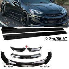 Front Bumper Lip Spoiler Side Skirt For Hyundai Genesis Coupe