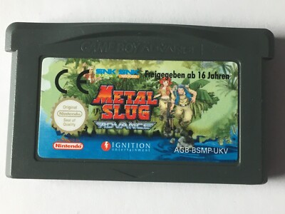 Metal Slug Advance【中古美品・GBA欧州版】