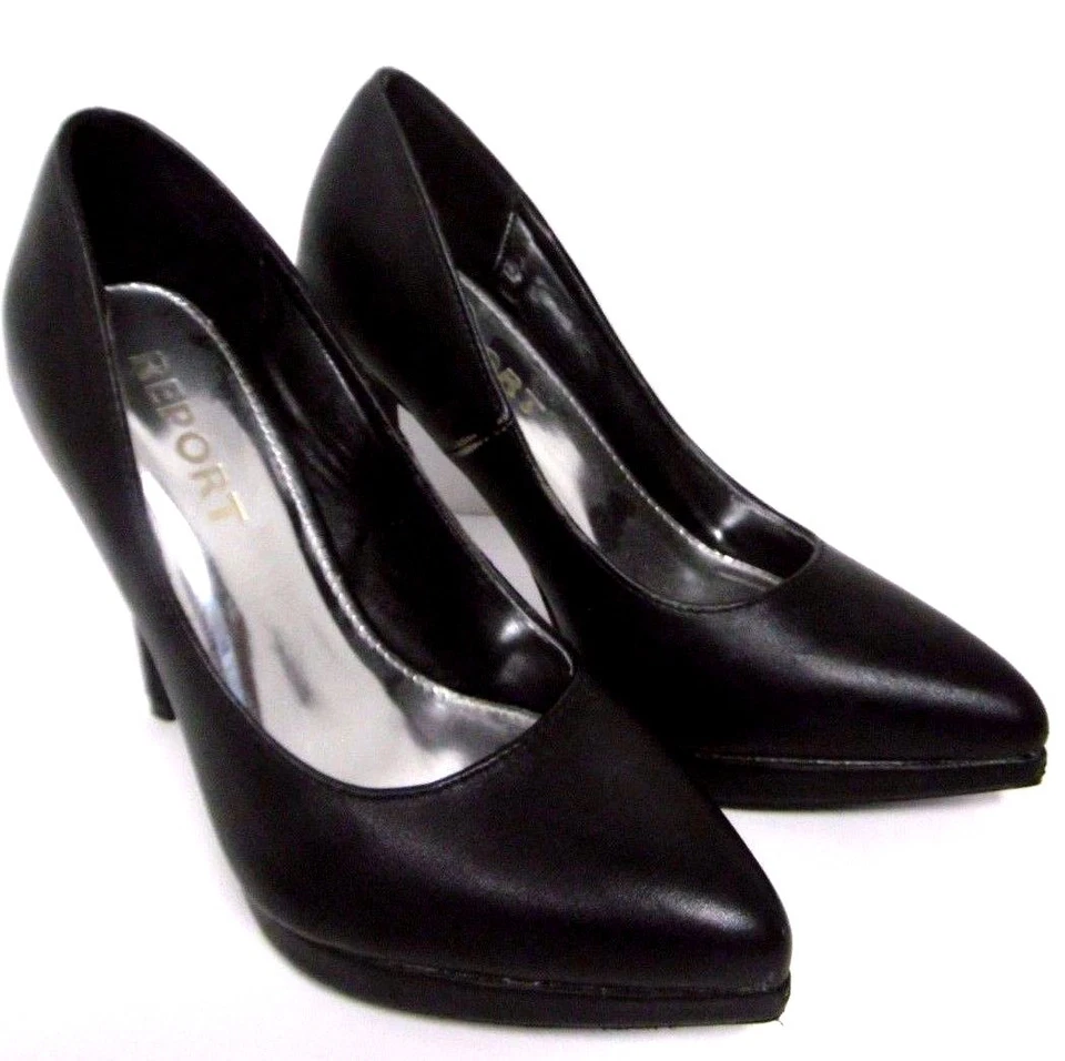 ZAPATOS DE SALÓN NEGROS TACÓN ALTO REPORT 5.5 SIN CORDONES MUJER TASHI TACONES ALTOS A18 Foto 2 de 4