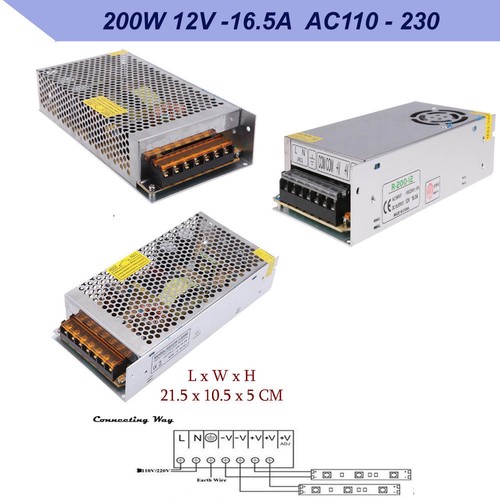 DC12V Top Qualität LED Treiber Netzteil Transformator LED Streifen Licht MR16, CCTV - Bild 2 von 53