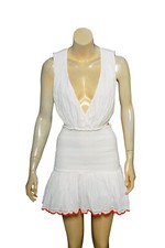 LoveShackFancy Cutout Mini Dress S 4 Women Casual Sleeveless Short NEW 36205