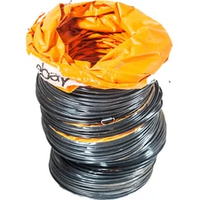 10" Inch Diameter 25 Feet Flexible Ducting Wire PVC Air Duct Exhaust Blower Tube