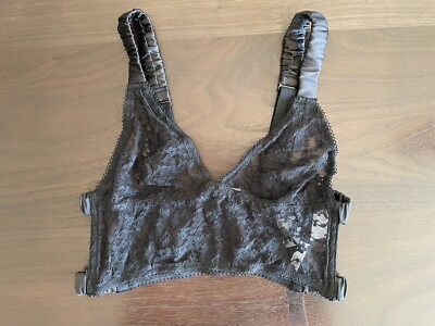 Anine Bing Daniella Bralette Black Lace Size XS BNWT