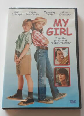 My Girl Dvd NEW Macaulay Culkin Anna Chlumsky Jamie Lee Curtis Dan Aykroyd 1991